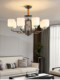 All-Copper New Chinese-Style Chandelier Living Room Lamp 2022 Simple Modern Zen Chinese Style Villa Dining Room Bedroom Lighting Fixtures