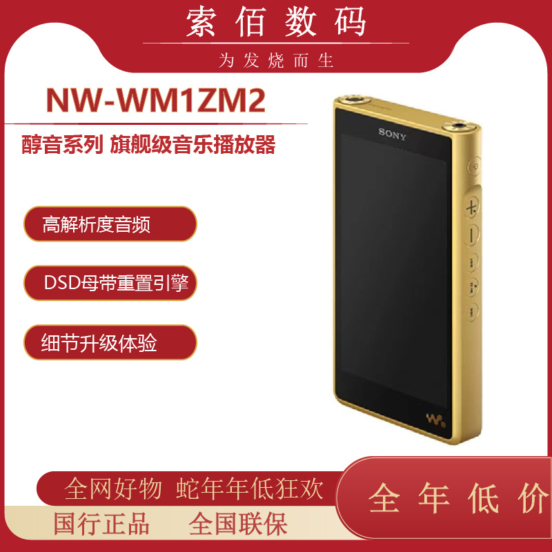 Sony Nw-Wm1Zm2 Bric (Brazil, Russia, India, China, South Africa) Second Generation High-Resolution Music Player Mp3 Lossless Hifi