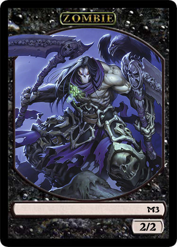 (M3 Card) MTG Magic Storm Club Metal Derivatives Season 8 - Zombies