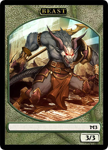 M3 card MTG MTG MDM Metal Derivatives Season 12 - Beast