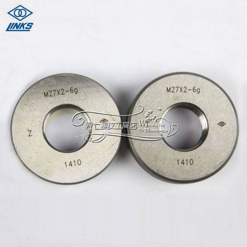 Harmony plated front thread ring gauge M10 M14 6e 6f plated front thread check gauge