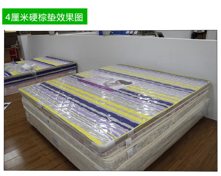 Zongdian toàn bộ mỏng mat nâu hộp cao giường nệm cụm giường nệm Lan Wei Lan giường nệm thủy lực cứng mat dừa Mỹ - Nệm đệm y tế