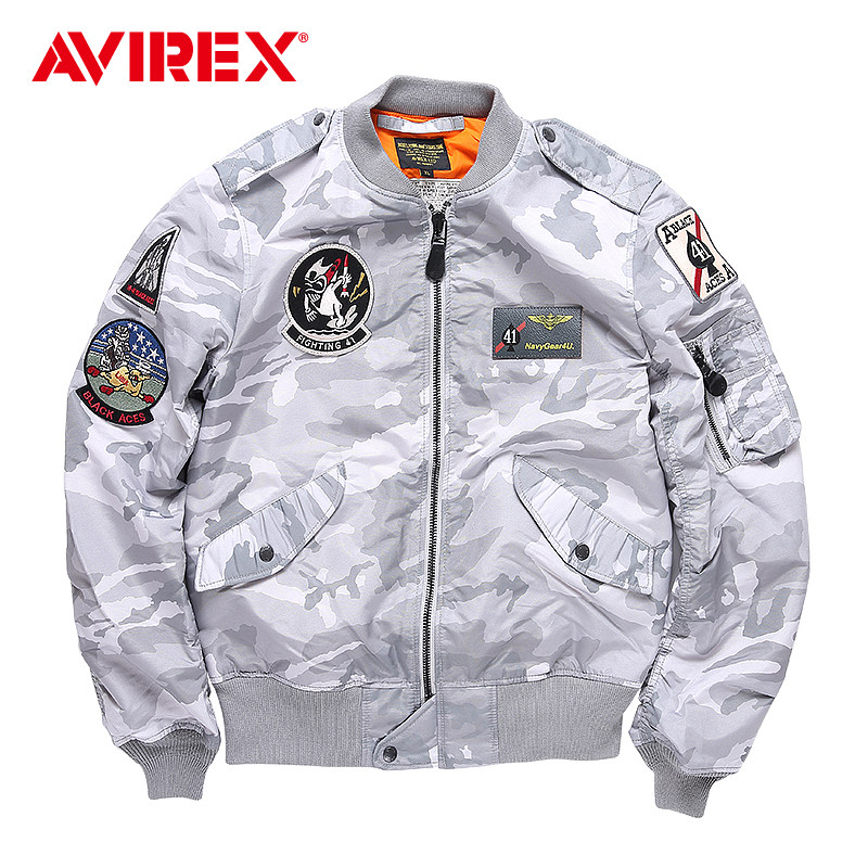 Usd 360 73 Avirex L2b F14 Flying Jacket Slim Short Classic Multi Label Editing Men S And Women S New White Camouflage Wholesale From China Online Shopping Buy Asian Products Online From The Best Shoping