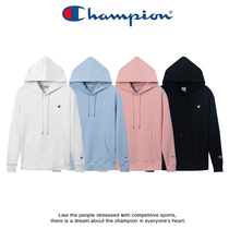 Japanese version of champion champion womens spring and autumn thin cotton sports embroidery couples mens long sleeve hoodie