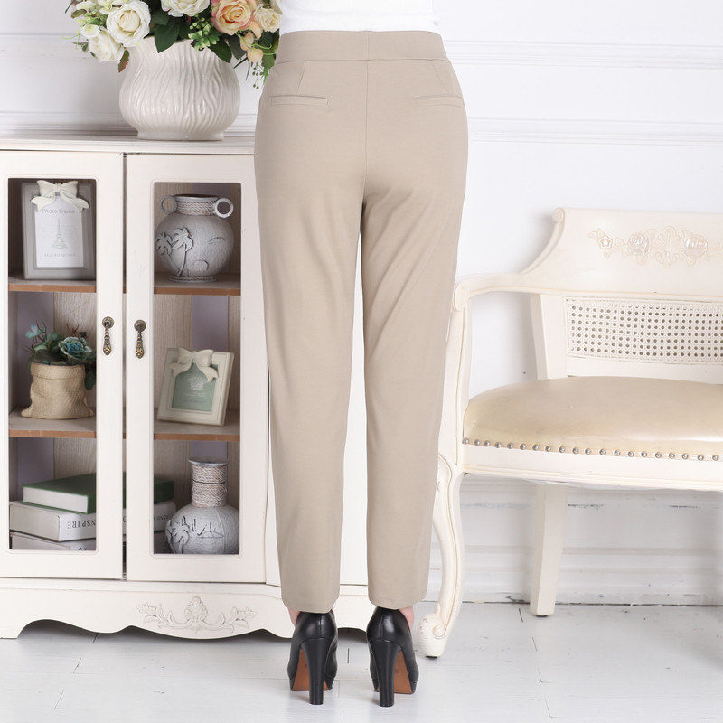 Quần dài của phụ nữ trung niên ở quần dành cho phụ nữ lớn tuổi - Khởi động cắt shop thời trang nữ