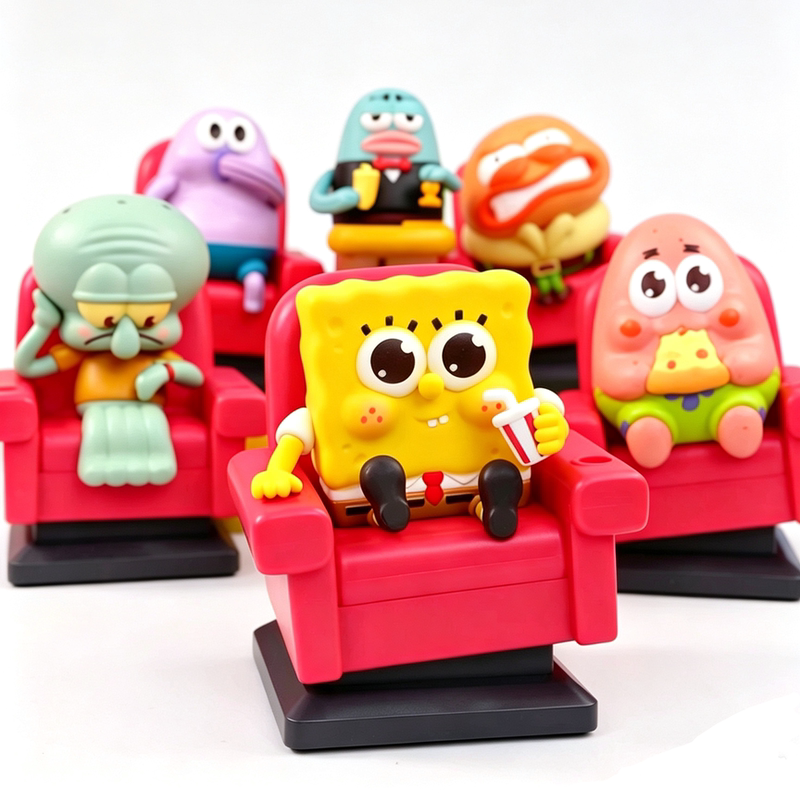 Official Spongebob Squarepants Movie Blind Box Figure Light-Up Cinema Series Bikini Bottom Residents Desktop Ornament Rock Official Spongebob Squarepants Movie Blind Box Figure Light-Up Cinema Series Bikini Bottom Residents Desktop Ornament Rock