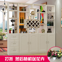 Porch cabinet partition cabinet shoe cabinet modern simple door hall living room wine cabinet decoration cabinet dining side screen cabinet shelf