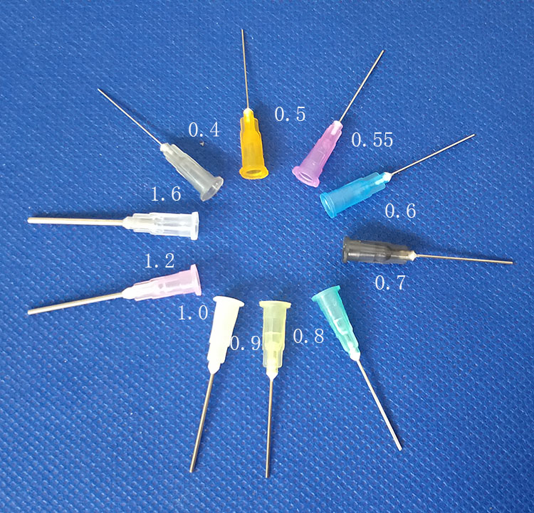 27-16G0 4-1 6 bayonet plastic base Stainless Steel Point Glue Needle needle Steel Flat Head Needle 1 inch 25mm