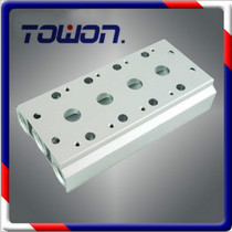 (Real shot) Busk plate 4V210 2 3 4 5 6-position solenoid valve mounting base pneumatic