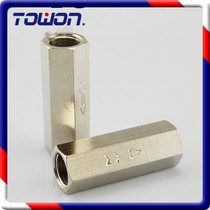 (All copper nickel plated) One-way valve One-way connector CV-01 02 03 04 Internal thread pneumatic joint