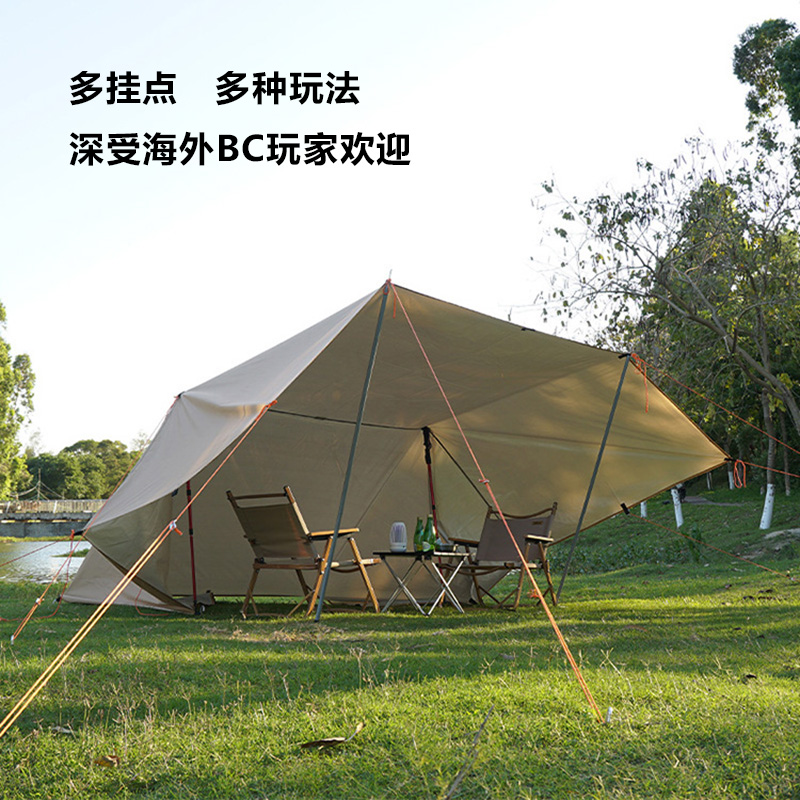 户外天幕：探索挂点设计与组合创建的文明