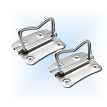 Stainless steel iron nickel-plated handle 201 thin line modern minimalist surface mounted drawer electric cabinet aviation chassis folding handle