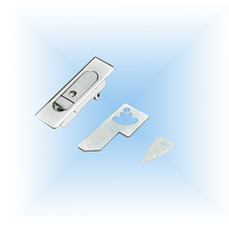 Distribution box flat lock AB509 industrial machinery equipment cabinet door zinc alloy with key button bounce lock cabinet lock