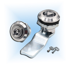 Triangle lock word lock turn tongue lock MS705 stainless steel zinc alloy round lock industrial distribution box trash can cabinet lock