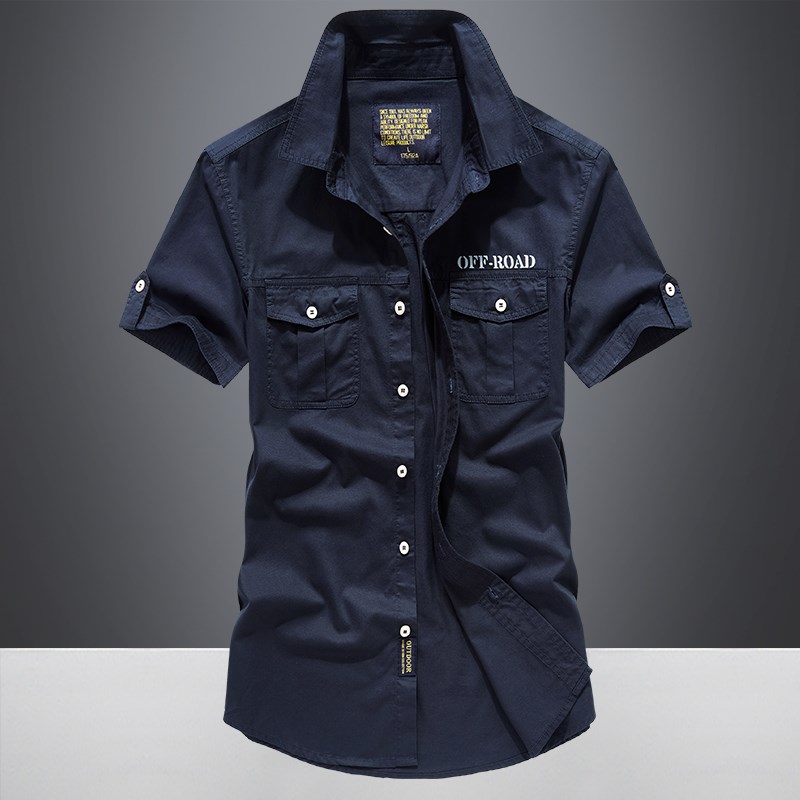 Governing Officer Outdoor Camouflan Uniform Men's Shirt Short Sleeve Spring Summer Thin style Body Tooling Tactical Shirt Casual Jacket