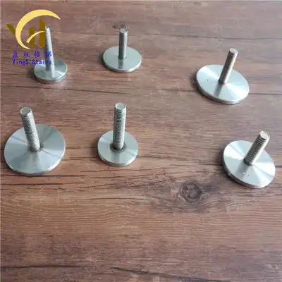 304 stainless steel solid advertising nail Mirror nail Double head glass nail Acrylic nail Decorative nail Glass fixing screw