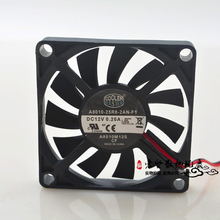 Cooler Master A8010-25R8-2AN 8cm 8010 12V 0 2a Ultra-thin motherboard mute fan