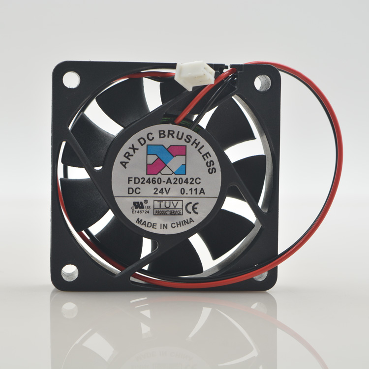 Original Taiwan Sanjiang ARX 6CM 6015 FD2460-A2042C DC24V 0 11A cooling fan