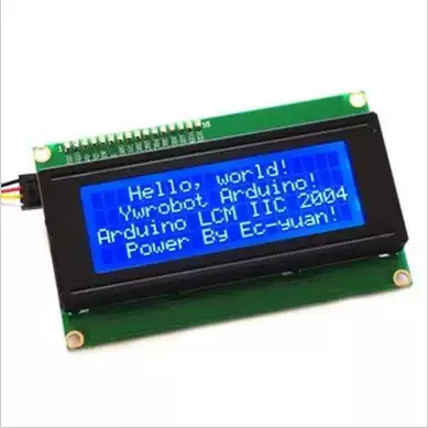 LCD2004 LCD module I2C blue screen 5v new library file Single Chip Factory Direct