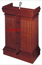  Restaurant podium Podium Sales floor high-end white welcome desk Hotel reception desk Consulting desk Speaking desk Concierge desk