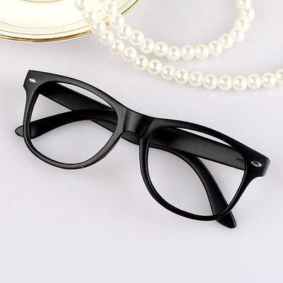 Photography glasses frame young men and women glasses frame oval glasses frame adult children decorative glasses without lens frame