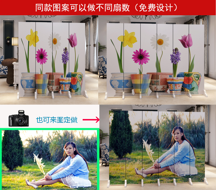 Bán trà phòng khách bán vách ngăn màn hình gấp vải sành điệu và đơn giản Ming và Qing cổ điển bốn phụ nữ đẹp - Màn hình / Cửa sổ vách ngăn bình phong