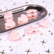 Cute pink decoration small clip Japanese girl heart love clip photo clip collection clip props