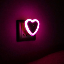 ins girl heart light control luminous night light touch luminous energy-saving love fluorescent white powder light