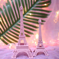 Girl heart pink Paris Eiffel Tower home creative decorations ins Wind shooting pendulum props