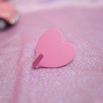 Hanfeng new simple creative home sticky hook love heart heart silver stainless steel adhesive hook room no trace decorative hook