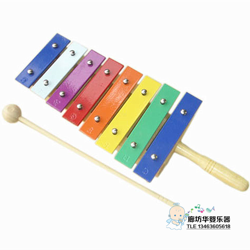 Nhạc cụ piano trẻ em bằng sắt gõ nhạc cụ gõ tám màu phim chơi piano nhôm piano piano đồ chơi trẻ em gõ piano đồ chơi đàn nhạc hình sên