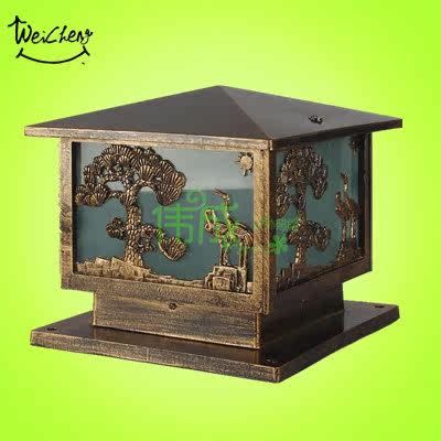(2-029 manufacturer direct sale) Greet Guest Pine Fairy Crane Wall Lamp Door Column Lamp Fence Light Villa Garden Courtyard