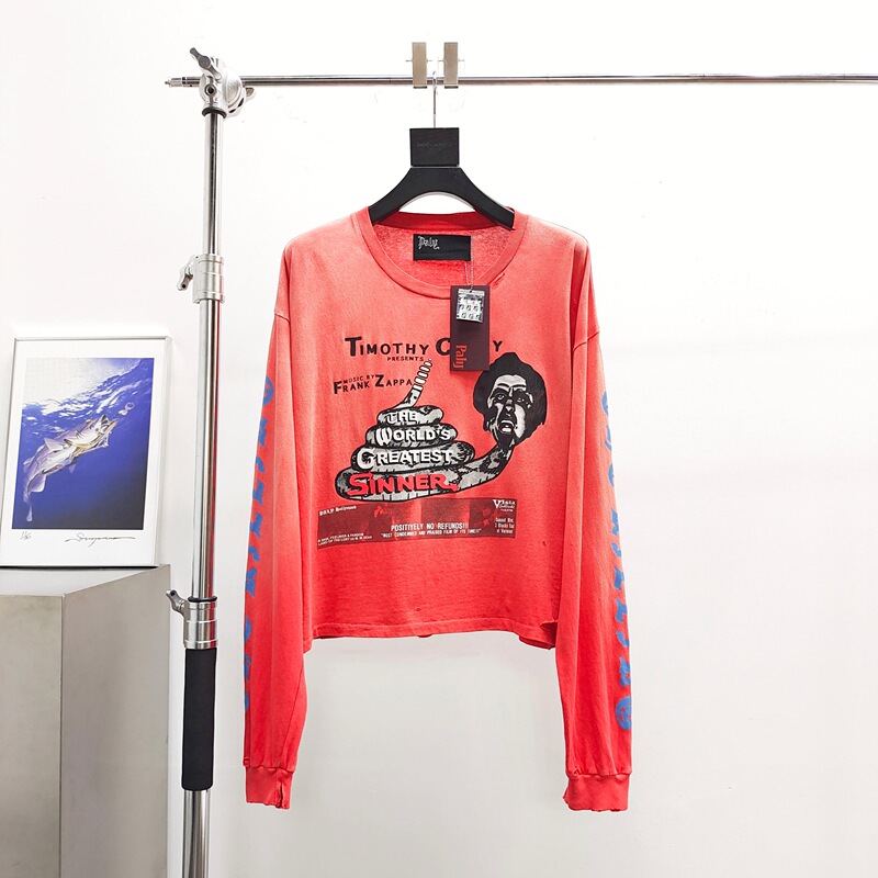 Paly Hollywood East of Eden Red Long-Sleeved Tee Paly Hollywood East of Eden Red Long-Sleeved Tee