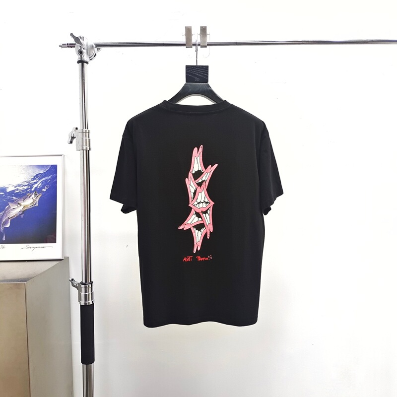 Matty Boy Anti Promo Black Short Sleeve Tee with Heart Pocket on the Back