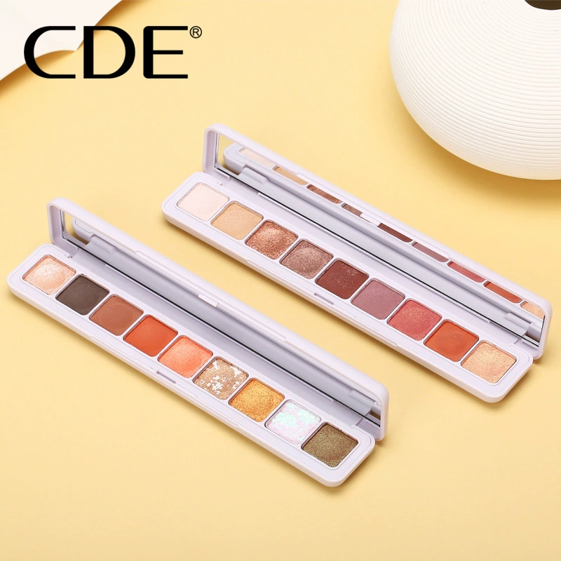 CDE Morandi Nine Color Eyeshadow Palette 9 Pearlescent Glitter Polarized Matte Sequins in Disgusting World Net Red Quick Hand Shaking - Bóng mắt