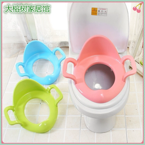 Туалет подходит для мужчин и женщин для девочек с ручками для младенца, большое детское сиденье для унитаза