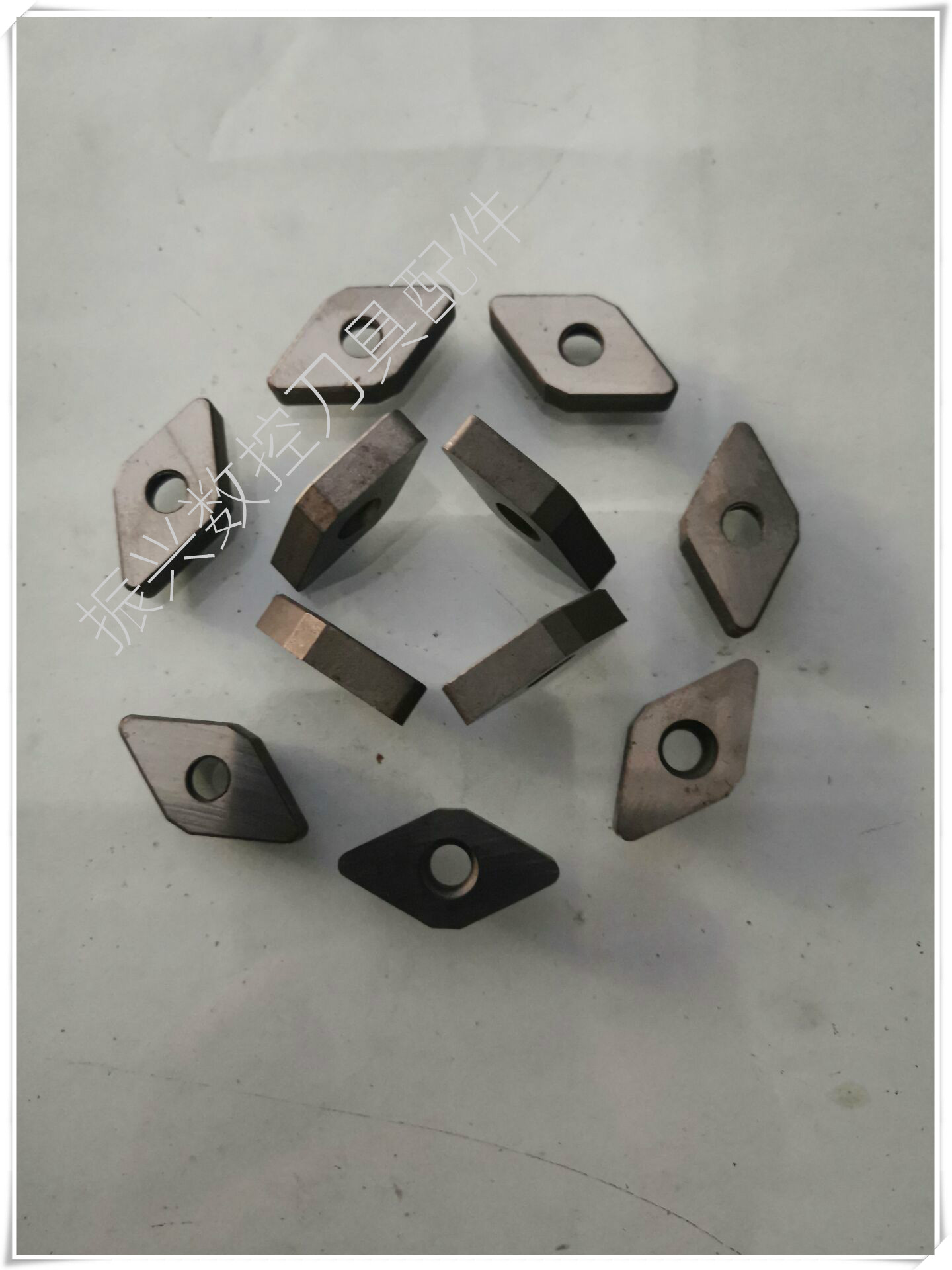 Carbide knife pad D-type TSD43-5 thick 6 35 thick screw hole M4*10 knife gasket D-type knife gasket TSD