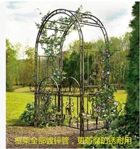 Wrought iron arches European wedding iron shelves outdoor out-of-court garden climbing iron flower arches iron flower arches gardening