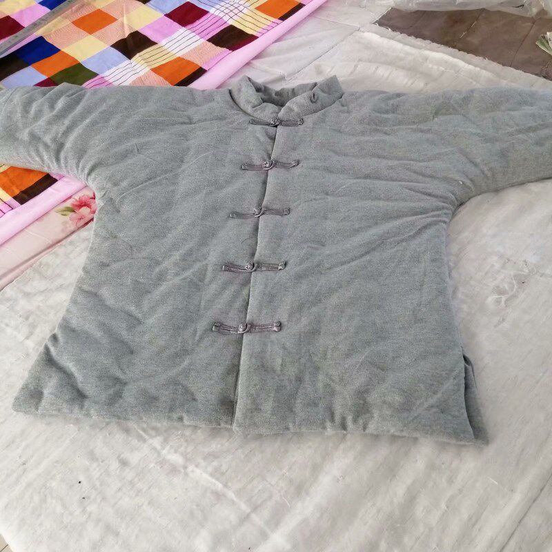 Handmade cotton cotton clothes cotton clothes Chinese traditional home warm standing collar to placket buckle men and women custom made