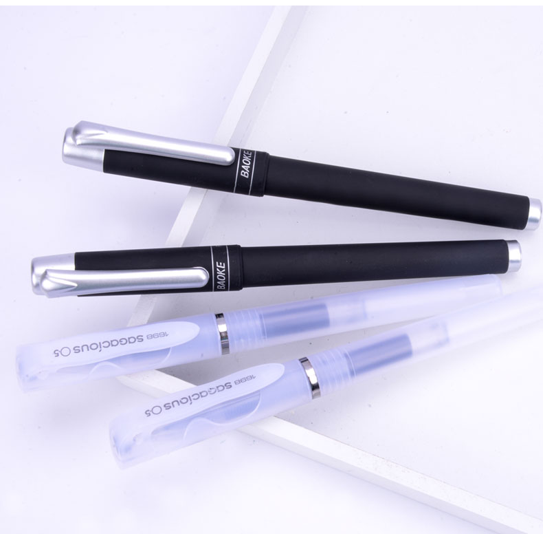 宝克1698大容量中性笔签字笔