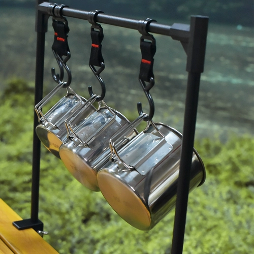 LTHW путешествует на открытом воздухе складной водяной чашки чайной чашки для чашки для кемпинга чашка чашки кофейня 304 из нержавеющей стали.