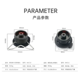 CAMPINGMOON Corman Z10 Conversion Head Наружная казармы Плоская газовая печь с длинной газовой топливной печью Rotor Rotor