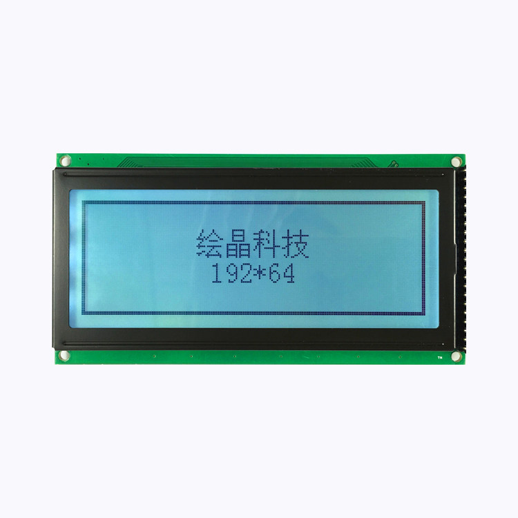 19264C LCD screen without font 120*62 small size 3 3 5V black word on white side single row interface