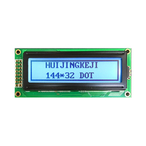 HJ14432ZWB LCD screen 1602 with font LCD screen double side interface string parallel port 3 3 5V gray screen