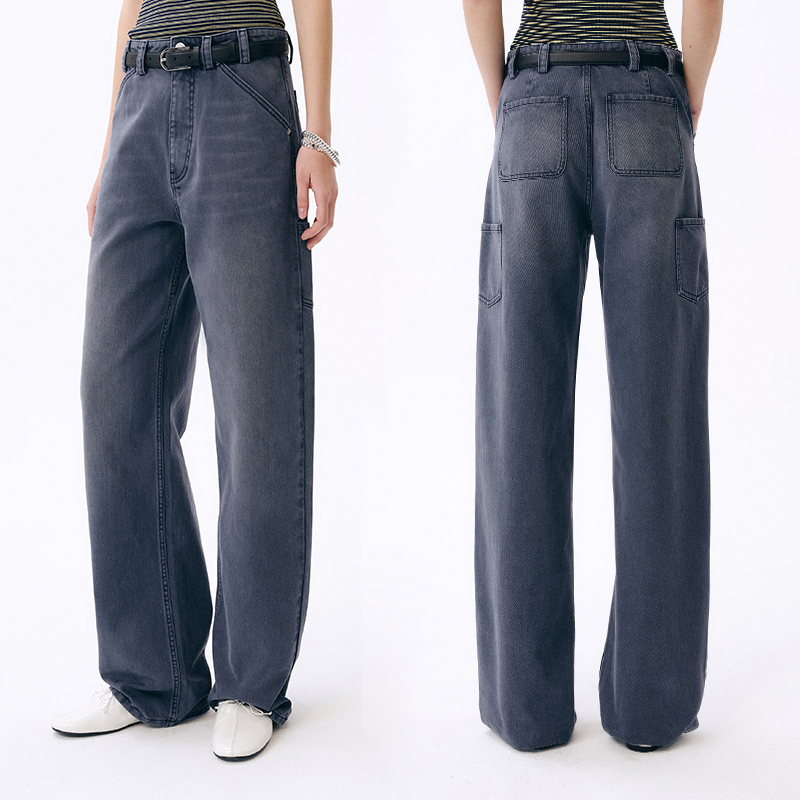 Yasako/Seen and Admired Again and Again, the "New Blues Style" French Workwear-Inspired Denim Wide-Leg Jeans