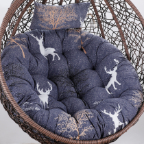 Special price detachable washable single birds nest hanging basket Round Cushion Hanging Chair Cradle Cushion Rattan Mat