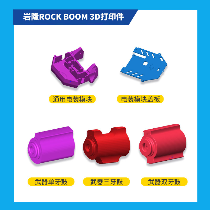 City turbine iron armor ambition Fighting robot shell cover Rock wolf rock Mach eagle broken blade 3D printed parts