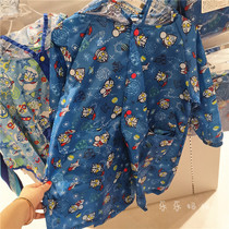 Japan Altman store childrens baby raincoat Poncho Hooded big hat with storage bag foldable