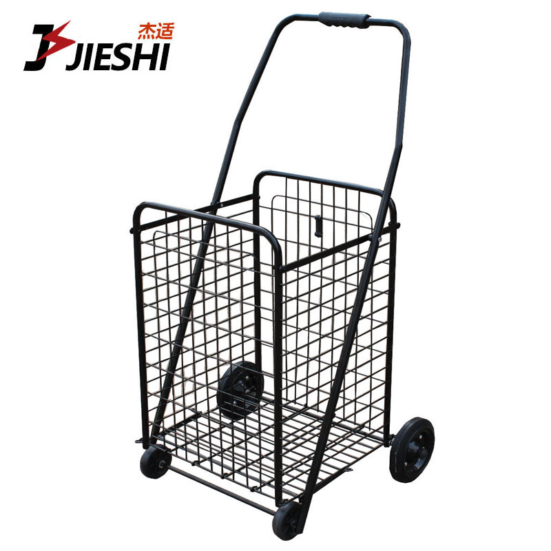Large shopping cart buy a vegetable car with folding luggage driver pull trailer trailer trailer iron wheel