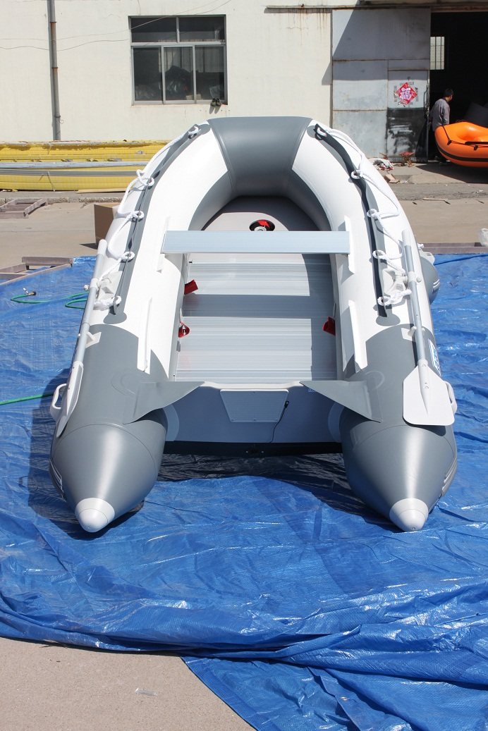 Folding kayak assault boat fishing boat thickened wear-resistant rubber boat sea fishing light fishing kayak inflatable yacht